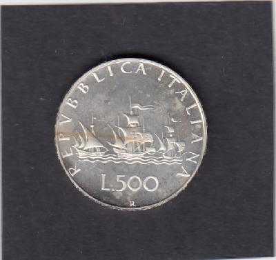 Beschrijving: 500 Lire SHIP  